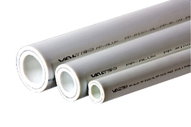 Valtec Труба PP-ALUX алюминий PN25: 50x8,3 белая  VTp.700.AL25.50