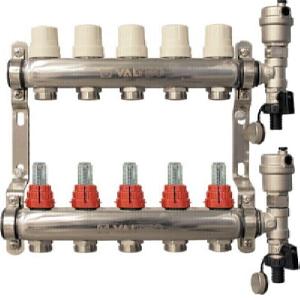 Valtec Коллекторная группа со встроенными расходомерами в сборе 1"5 Eurokonus 3/4 VTc.589.EMNX.0605  