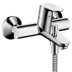 Hansgrohe FOCUS E2 31940000 Cмеситель для ванны, аэратор QuickClean, автом-кое перекл-е душ/ванна, шумопоглощающие эксцентрики