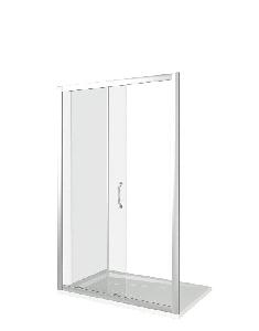 GoodDoor Душ.ограж. LATTE WTW-140-C-WE (1380-1420)x1850 мм., стекло прозрачное