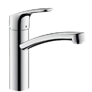 Hansgrohe FOCUS E2  31806000  Cмеситель д/кухни, гибкая подводка 3/8", поворотный излив 360 градусов