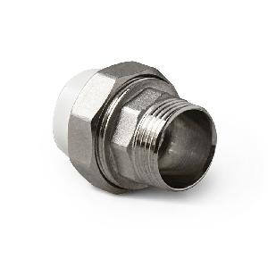 PRO AQUA Муфта комб. РАЗЪЁМНАЯ НР 25-1/2" белый PA21012 