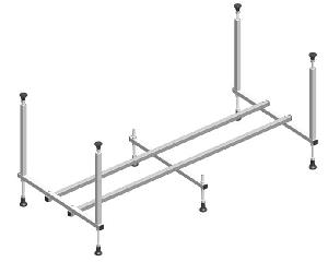 Каркас ванны GARDA 1700х750 с заклепками