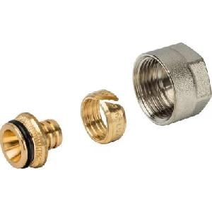 STOUT SFC-0024-001622 STOUT Фитинг компрессионный 16х2,2x1/2" для труб из сшитого полиэтилена													