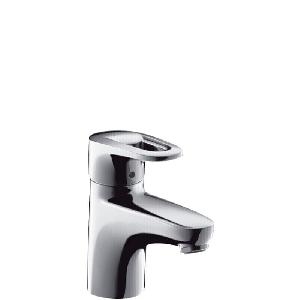 Hansgrohe 14070000 METROPOL E смеситель для раковины, донный клапан 1 1/4, подходит для проточных водонагревателей, аэратор QuickClean, гибкая подводка 3/8