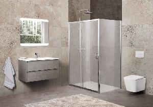 BelBagno UNIQUE-AH-1-110/125-90-P-Cr Душевой угол