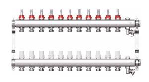 STI Коллекторный блок с расходомерами 11 выходов 1 x 3/4