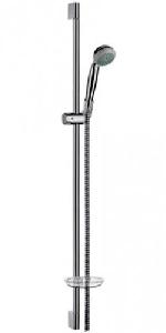 Hansgrohe Crometta S 27744000  Душ/гарнитур, штанга 0,65м, лейка 2 типа струи: обычная / массажная, шланг 1600мм, мыльница