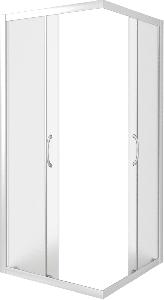 GoodDoor LATTE CR-80-G-WE  душевое ограждение , 80*80 см, стекло матовое. 