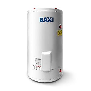 BAXI Бойлер UBC 300 л белый напольный, комбинированный с ТЭНОМ  (теплообменник 40.4 кВт, ТЭН 3 кВт)