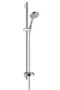 Hansgrohe 27884000 RAINDANCE S 120 душевой гарнитур, ручной душ Raindance S диаметр 120мм, 3 типа струи: Rain AIR, Whirl AIR, Balance AIR, штанга 90мм, шланг Isiflex 1,6 м 1/2" упорный подшипник, мыльница